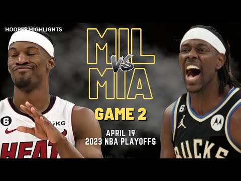 Milwaukee Bucks vs Miami Heat Full Game 2 Highlights | Apr 19 | 2023 NBA Playoffs