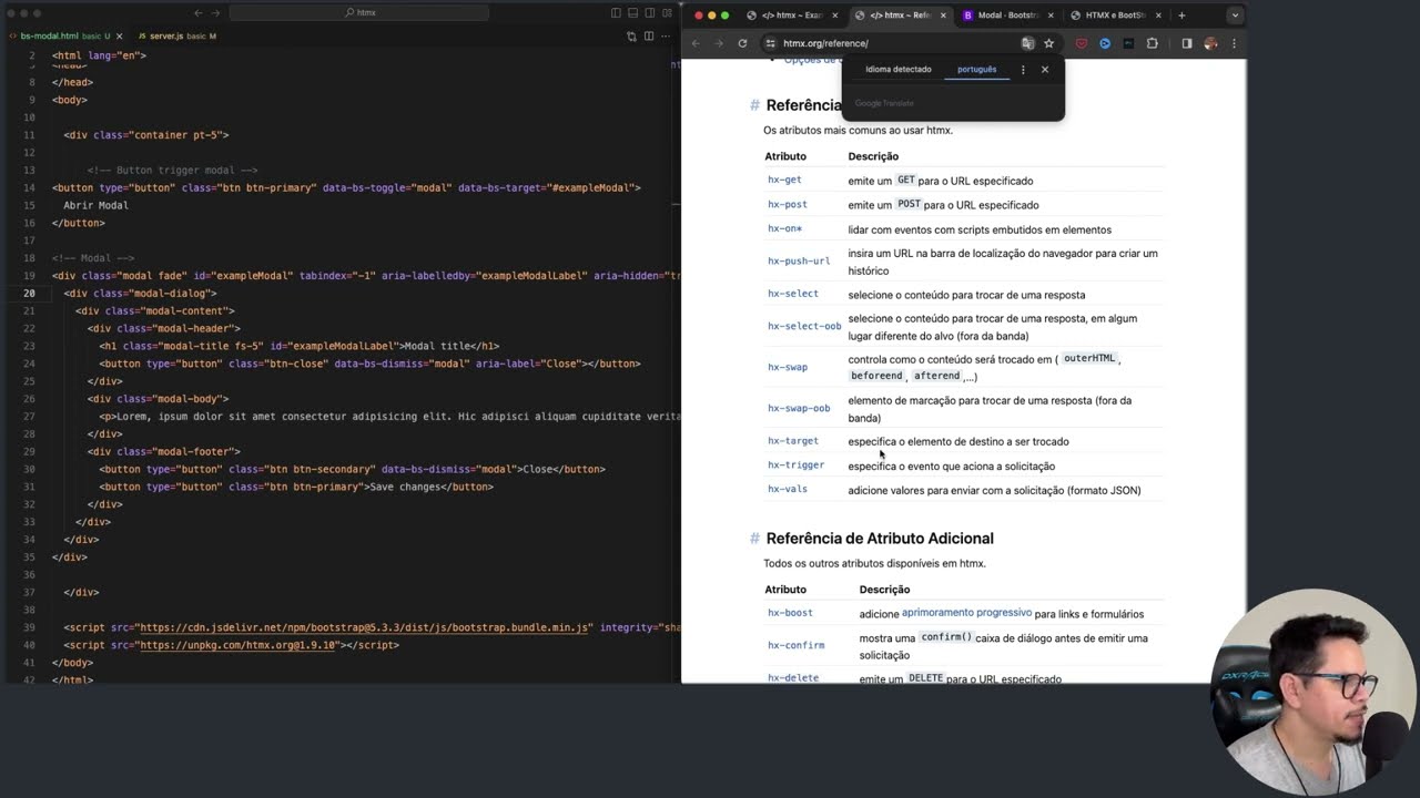 Unlocking the secrets of HTMX & Bootstrap - YouTube