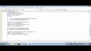 Calculadora 4 Opciones Java Switch