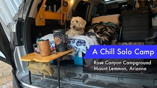 A relaxing solo camping trip on Mount Lemmon, in my 5th gen 4Runner