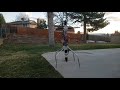 Coaxial bicopter test flight