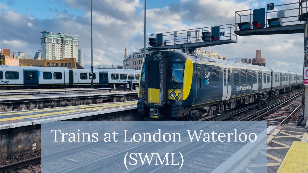 Trains at London Waterloo