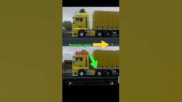 ⚙️ REVERSE GEAR VS BREAK IN #truckersofeurope3 #androidgames #trucksimulator
