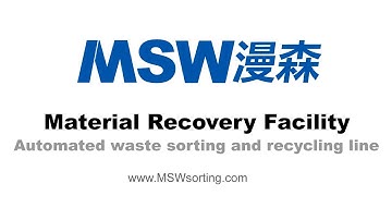 Fully Automated waste sorting and recycling line - MSWsorting.com
