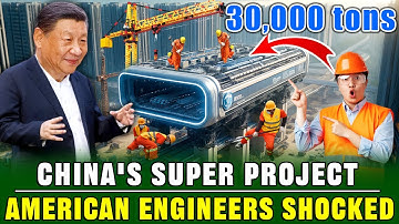 China rotated a 30,000-ton large building 90 degrees, and American engineers were shocked!
