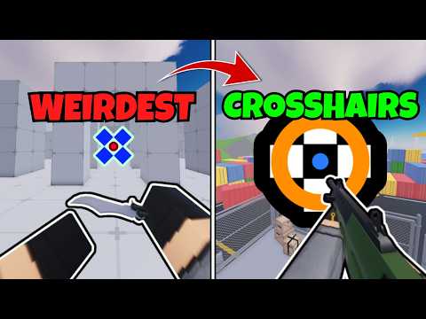 I Tested The WEIRDEST Crosshairs In Roblox Rivals