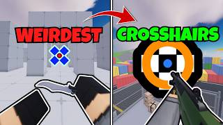 I Tested The WEIRDEST Crosshairs In Roblox Rivals