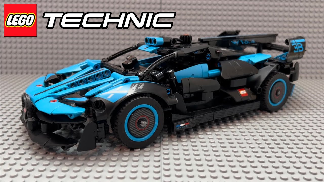 LEGO Technic Bugatti Bolide Agile Blue Review! 42162 - YouTube