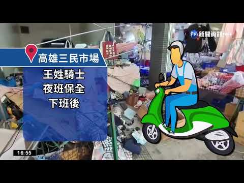 精神不濟? 機車暴衝撞攤位貨架 壓傷5人｜華視新聞 20220627