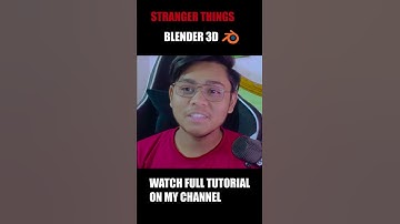 Vecna Stranger Things 4 Recreated with blender