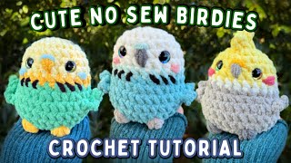Birdie Friends Crochet Tutorial | Budgies and Cockatiel