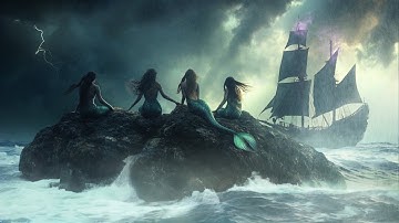 ✨🧜🏼‍♀️🌊 Mermaid Siren’s Warning | Fantasy Music & Stormy Sea | Relax, Meditate, Dream | 6 Hrs