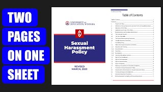 Convert Single Page PDF to Multiple Pages Per Sheet | Adobe Reader Tutorial