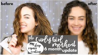 The Curly Girl Method - 6 Months Later My Deep Repair Routine