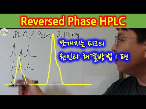   1 34 HPLC LC 피크가 쪼개지는 원인과 해결방안 1편 Peak Splitting Peak Distortion