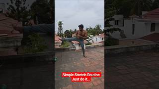 Simple Stretch Routine #homeworkout #motivation #workout #health