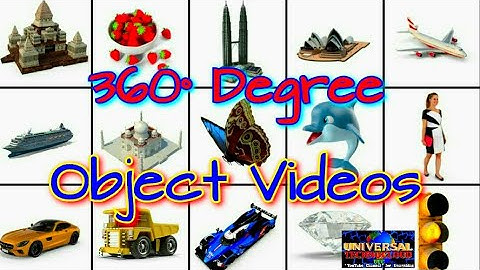 360° Degree Object Videos | UTC 3D 360° | Universal TechnoCloud 27.