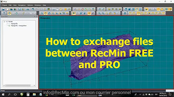 13in. RecMin - How to Exchange Files between FREE and PRO
