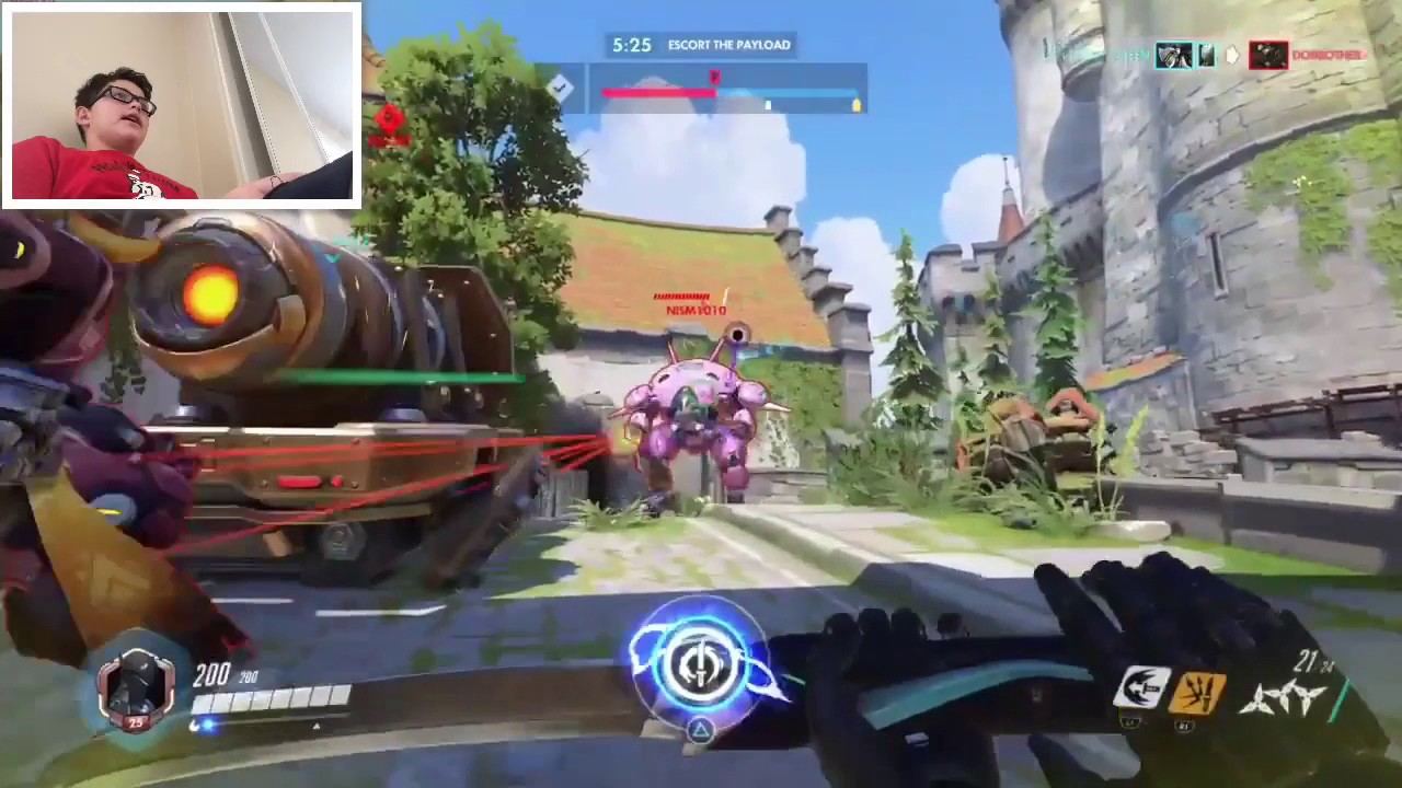 Overwatch gameplay (facecam) - YouTube