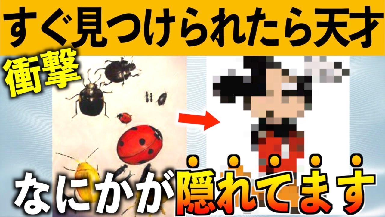 錯覚 これ 何に見えますか 何が隠れてるかすぐに見えたら天才 騙し絵 クイズ Youtube