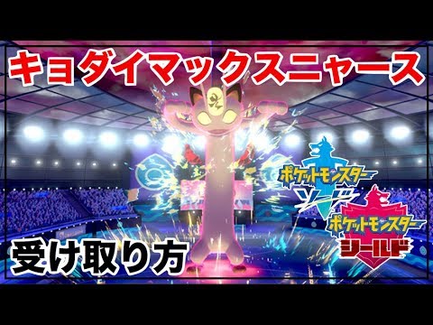 金策に大活躍 キョダイマックスニャースの入手方法 ポケモン剣盾 Youtube