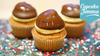 Boston Cream Pie Cupcakes AND Crème Pâtissière Recipe | Cupcake Jemma