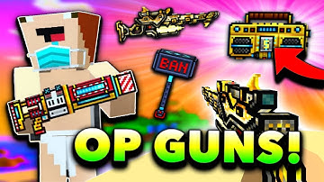 Noob Uses OP WEAPONS in Pixel Gun 3D! (Update 2020) 😂🔥