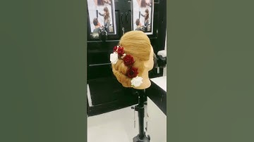 New Bridal Hairstyle Demo Look #shorts #shortvideo #viral #ytshorts #hair #viral #trending
