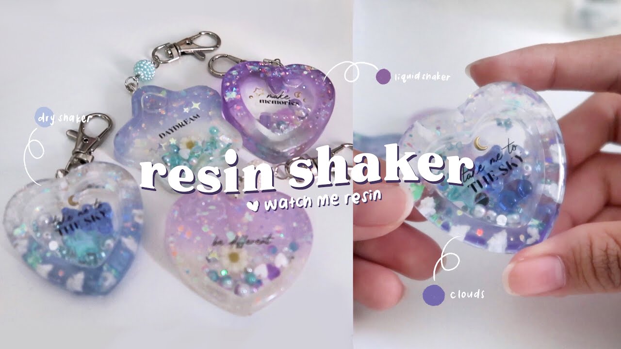 watch me resin: shaker charms 🌷🌙