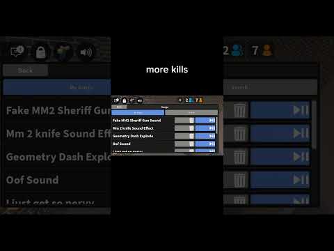 Trolling people in MM2 using the boombox #roblox #mm2