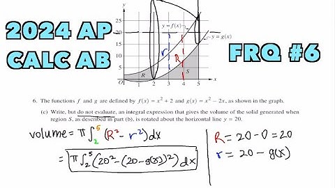 2024 AP Calc AB - FRQ #6 Solution