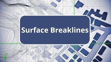 TBC - Surface Breaklines - Surface Modeling Edition Commands