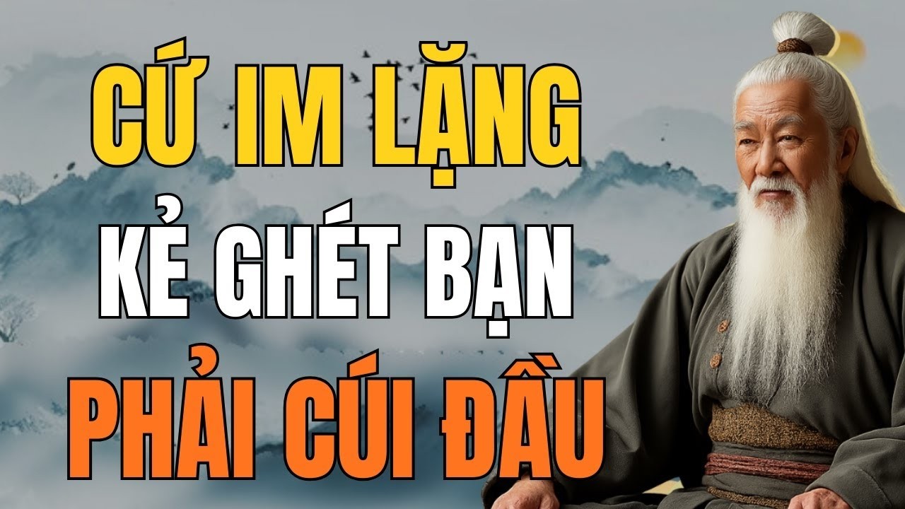 Cổ Nhân Dạy - Chỉ Cần Im Lặng Kẻ Ghét Bạn Phải Cúi Đầu Hổ Thẹn | Triết Lý Cổ Nhân