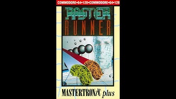 Commodore 64 Tape Loader Mastertronic Raster Runner 1989