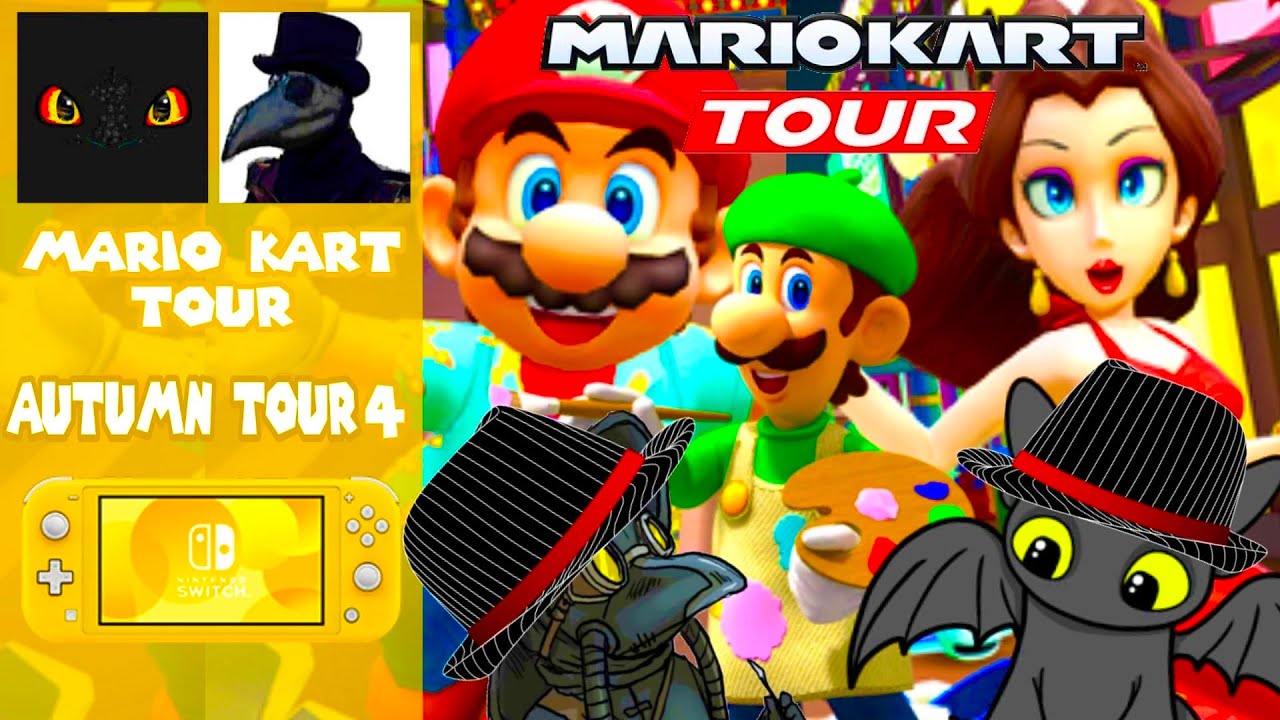 Co-op Comrades - Mario Kart Tour - Autumn Tour 4 Supercut - YouTube