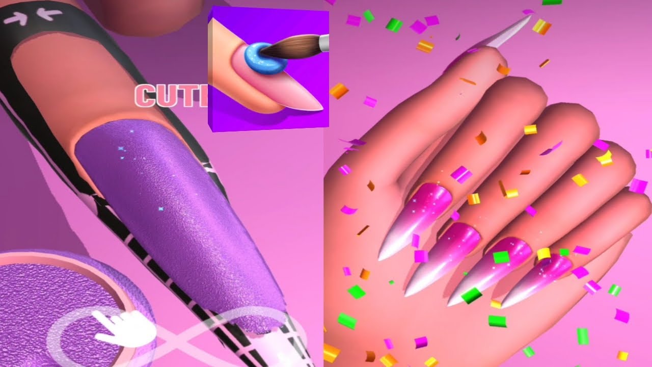 Acrylic Nails 💅 All Levels gameplay Android games #shorts