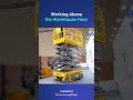 Scissor Lift in Warehouse Operations How High-Level Maintenance Is Done Safely
