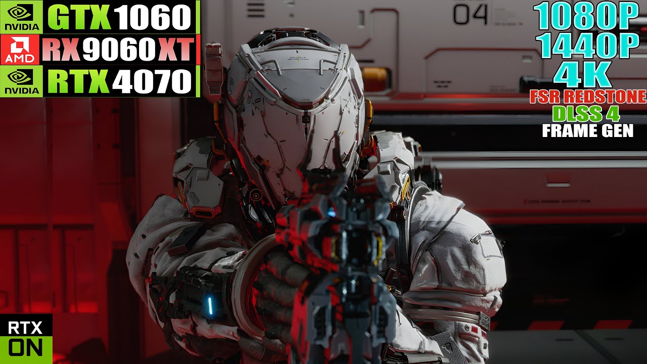 GTX 1060-RX 9060 XT-RTX 4070 ~ PRAGMATA SKETCHBOOK - DEMO