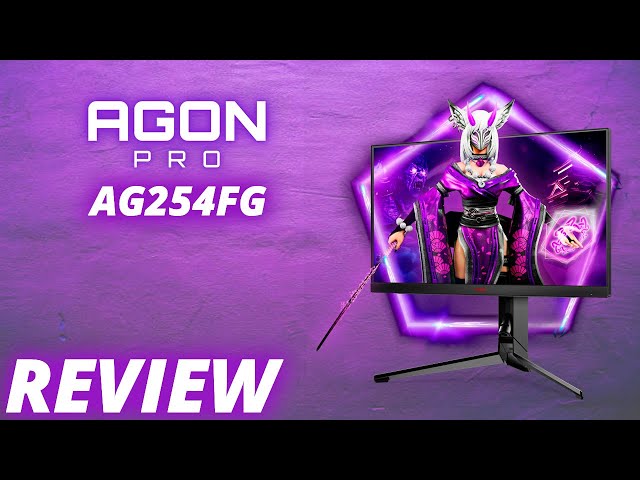 AOC Agon Pro AG254FG Review - 360hz lands at Evetech and it's kind