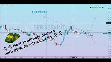 Flag & Pole Chart Patterns in Bergerpaint. Most Profitable pattern with 85% Result Accuracy
