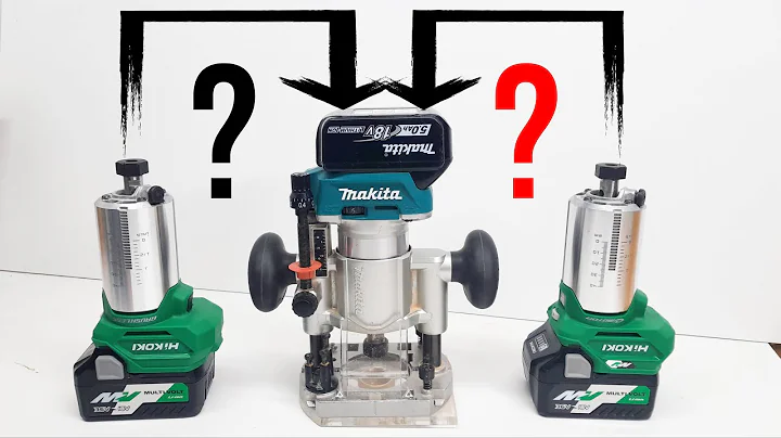 Does The Metabo HPT Trim Router Fit The Makita Plunge Base? | Hikoki VS Makita Plunge Base