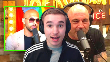Reacting to Joe Rogan & Co. on Andrew Tate Being Deplatformed