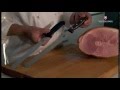 How to use a slicing knife demonstration  bunzl processor divisionkoch supplies