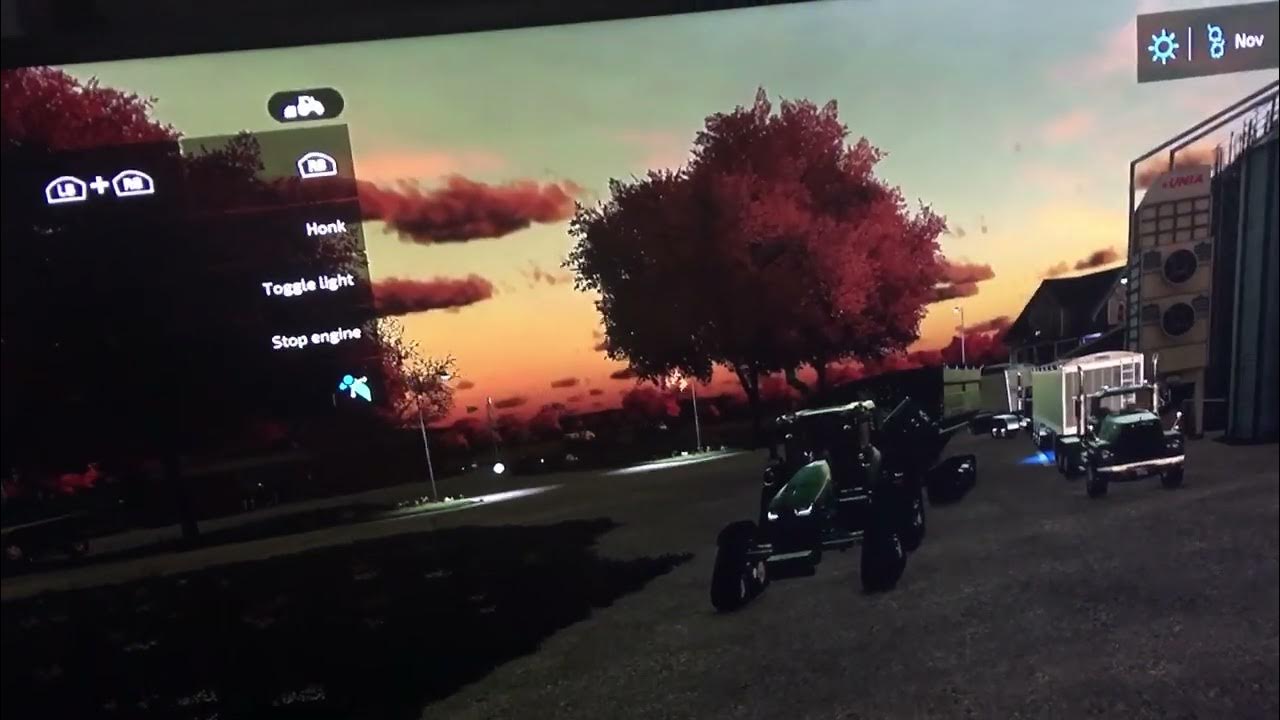 How to turn on your engine and your blinkers in farming simulator 22 on Consul YouTube