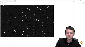 23. Tutorial juego web - Ejemplo de ciclos   dibujando un cielo con estrellas en P5js