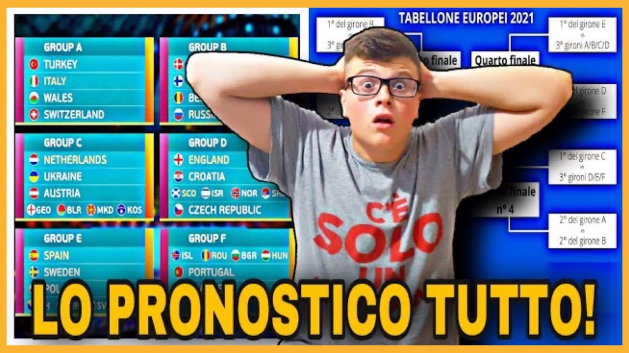 VIDEO FOLLE: PRONOSTICO TUTTO L’EUROPEO DAI GIRONI ALLA FINALISSIMA!!