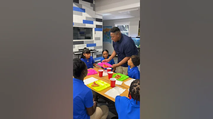 Big boy steals kids lunch at school🍕 #shorts