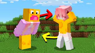 Me Cambié las Partes del Cuerpo con Mi Amiga en Minecraft