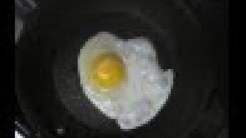 How  to flip an egg video without a spatula.