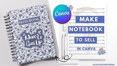 How To Create a Digital Notebook in Canva |2025 | Perfect For KDP & Etsy#canvatutorial #canvadesign 